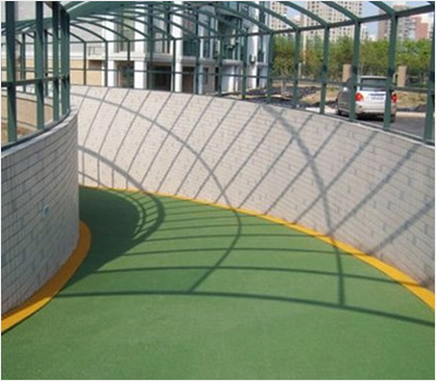 坡道無震動止滑道路是一種新型的車庫坡道防滑產品,屬于水性地坪.適用于各種停車場,亦適用于磨損度較大的其它需防滑各種地面.